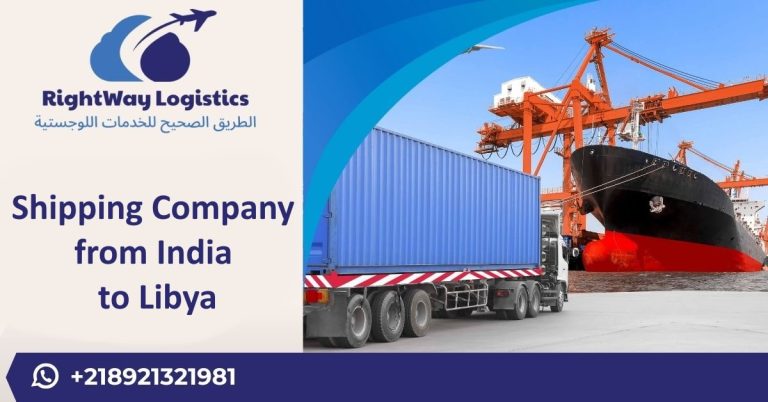 Shipping Company from India to Libya